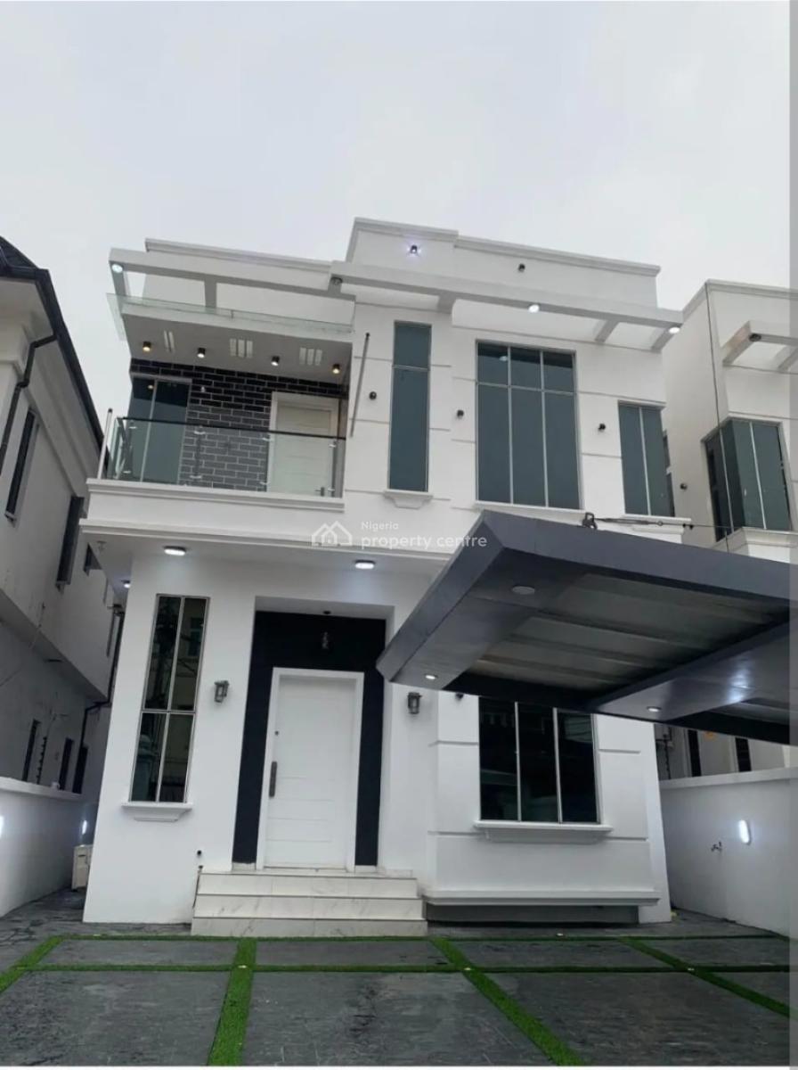 Newly Built 5 Bedrooms Duplex + a Room Bq., Osapa, Lekki, Lagos, Detached Duplex for Sale
