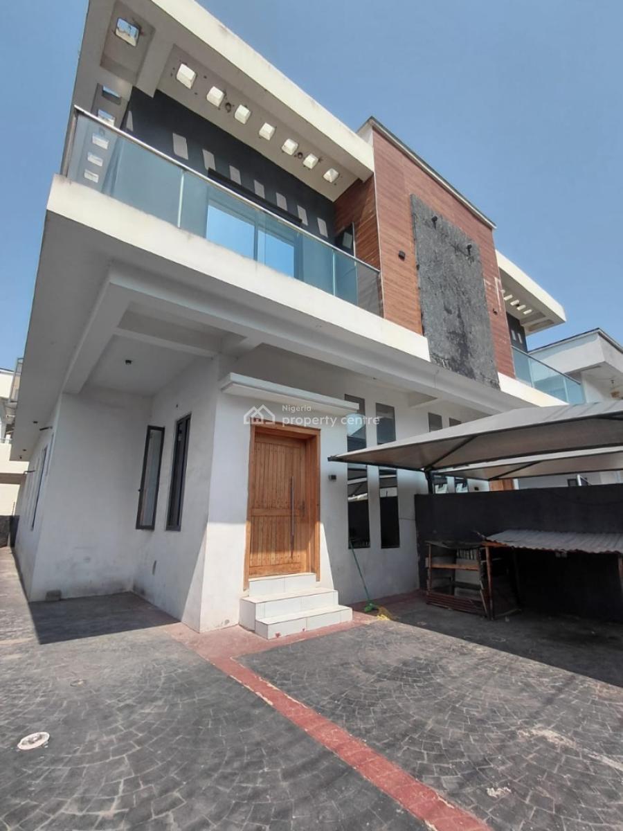 Standard  4 Bedroom Semi Detached Duplex with a Bq in a Secured Estate, Orchid Road, Just After Chevron Round About, Igbo Efon, Lekki, Lagos, Semi-detached Duplex for Rent