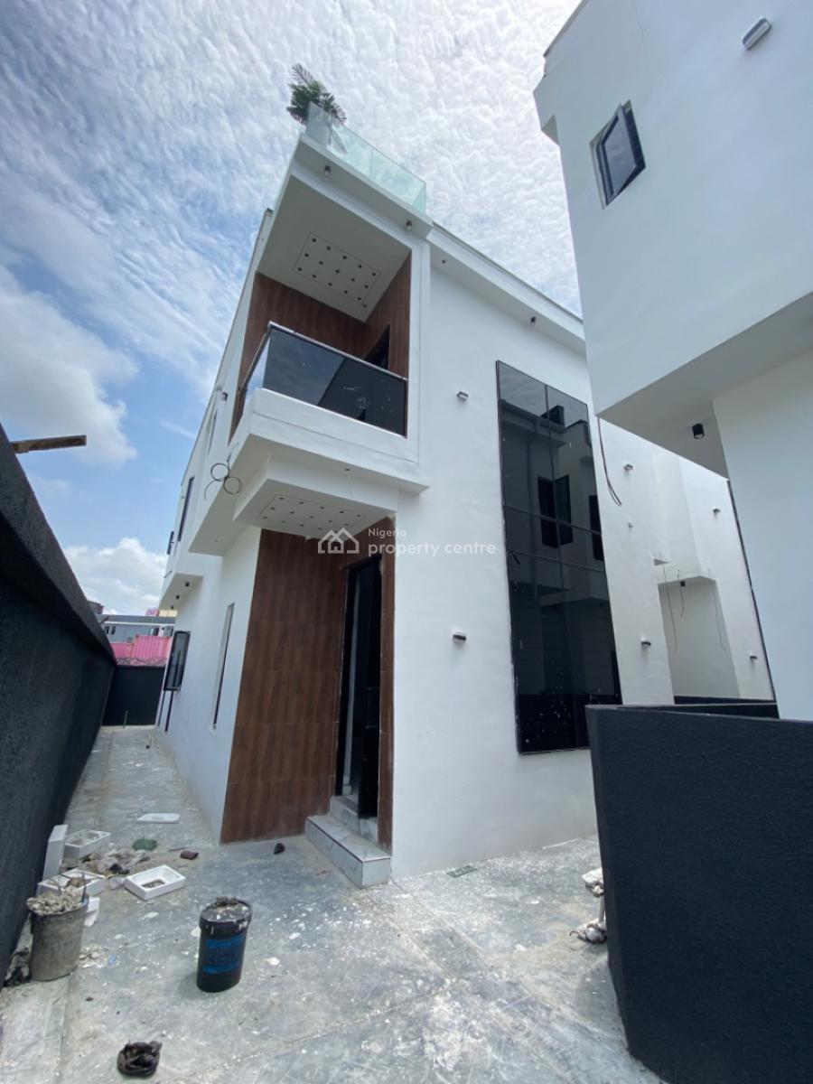 4 Bedroom Semi Detached Duplex with Bq, New Road, Ologolo, Lekki, Lagos, Semi-detached Duplex for Sale