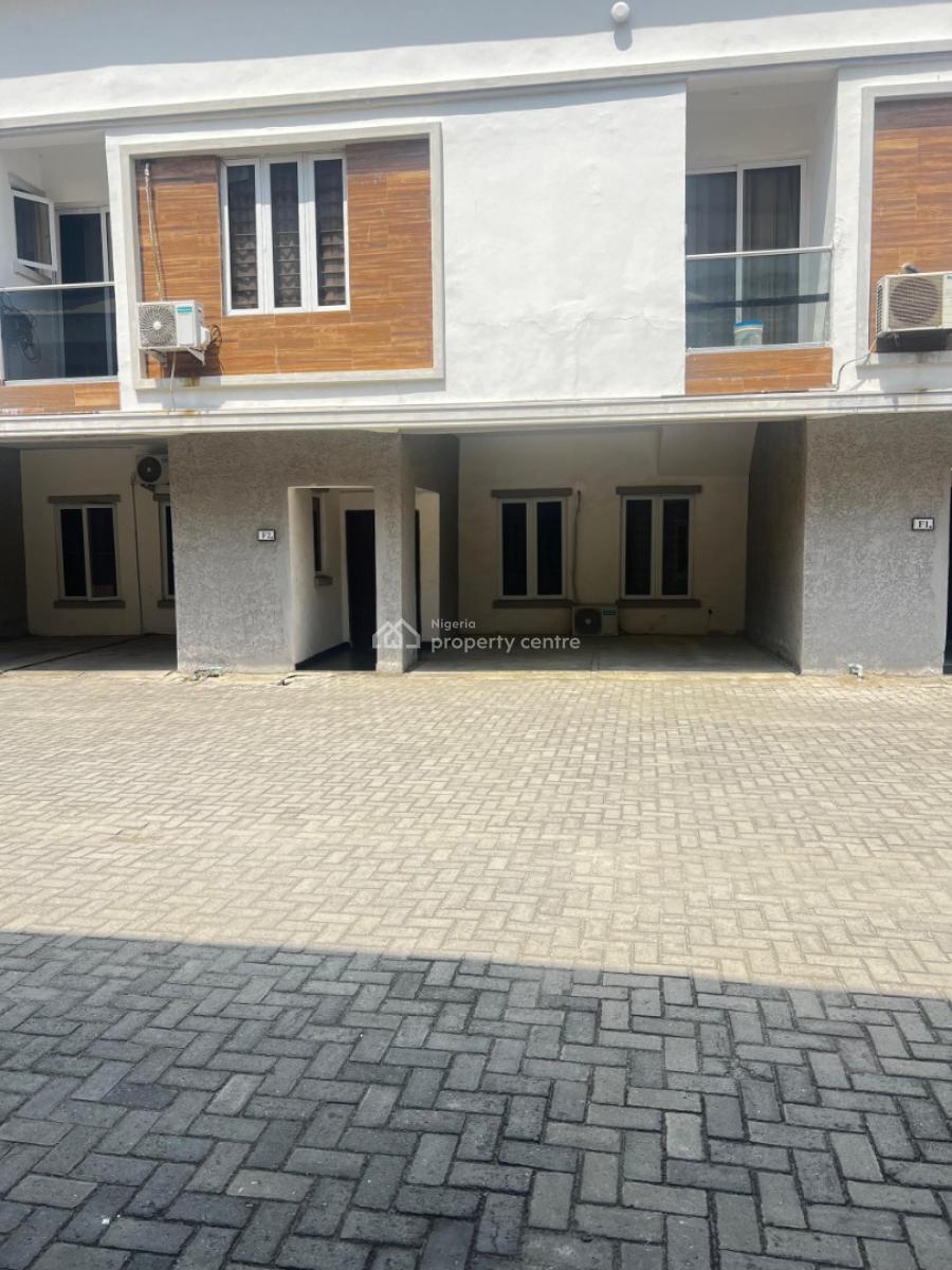 a Well Maintained 4 Bedroom Terrace Duplex with a Penthouse, Orchid Road Before The Round About, Lekki, Lagos, Terraced Duplex for Rent