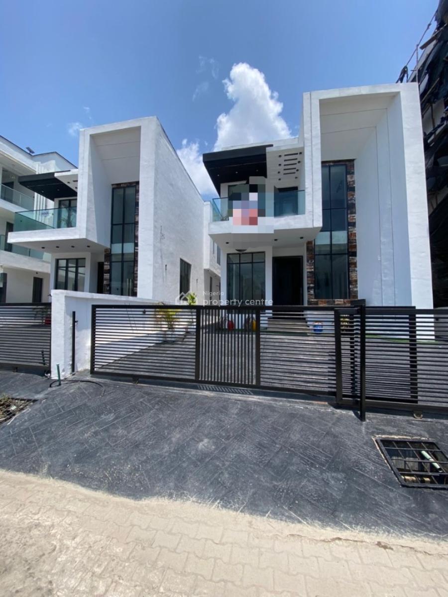Stunning 5bedroom Fully Detached Duplex + Bq & Pool in a Secure Estate, Chevron, Lekki, Lagos, Detached Duplex for Sale