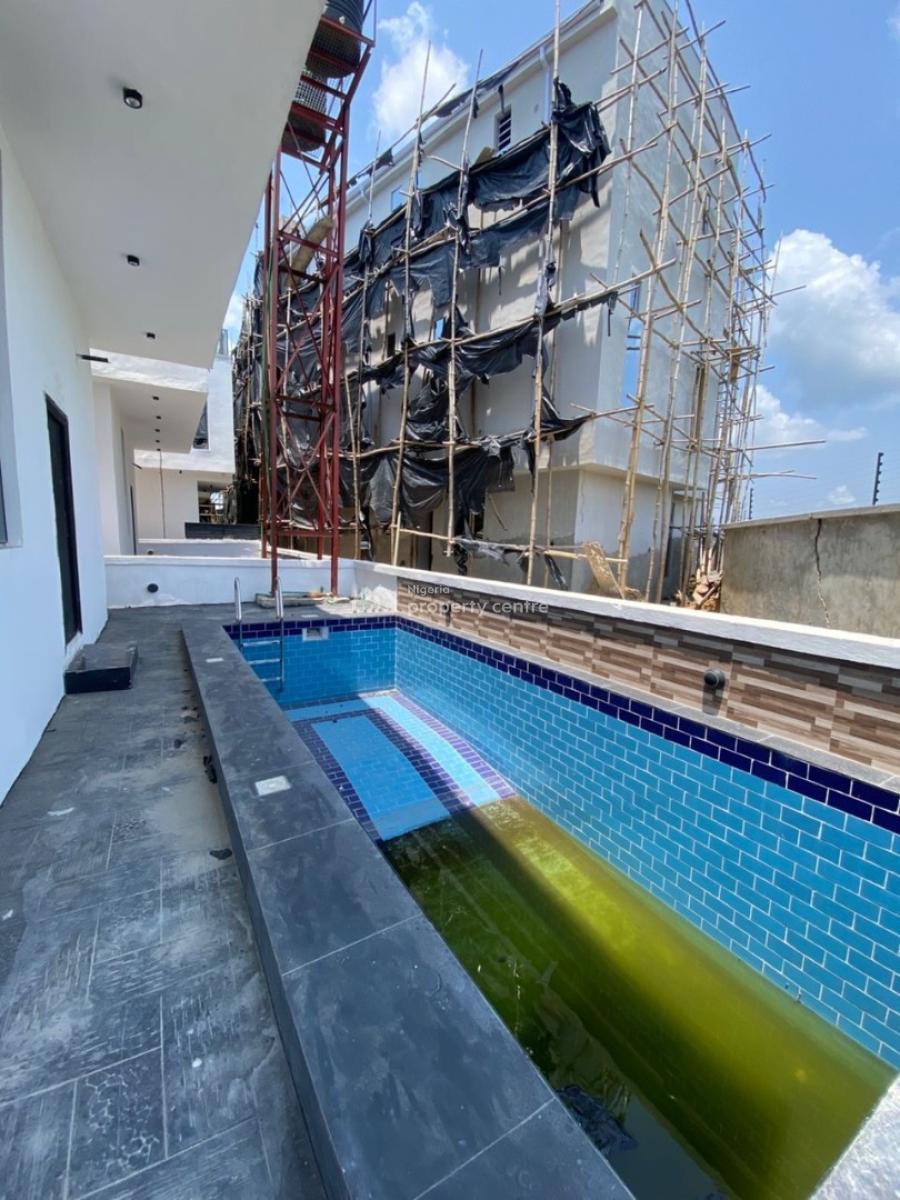 Stunning 5bedroom Fully Detached Duplex + Bq & Pool in a Secure Estate, Chevron, Lekki, Lagos, Detached Duplex for Sale