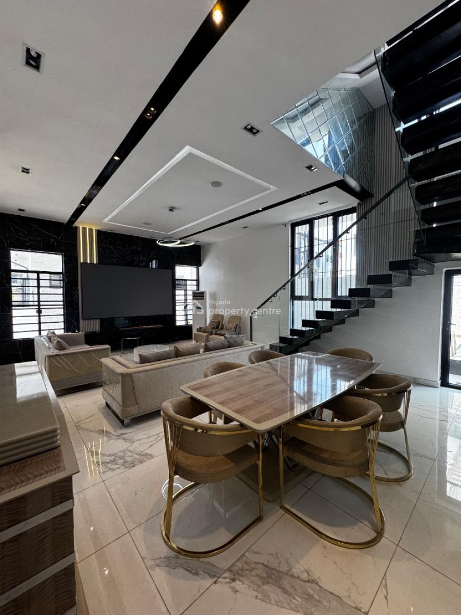 5 Bedrooms Duplex on 2 Floors with Cinema, Gym and Swimming Pool, Ologolo, Lekki, Lagos, House for Sale