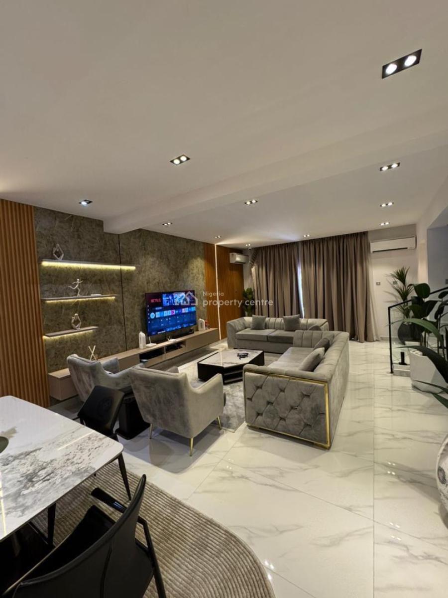 3 Bedroom Terrace Duplex with Pool and Bq, Banana Island, Ikoyi, Lagos, Terraced Duplex for Rent
