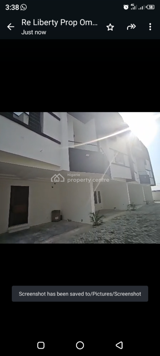 2 Bedroom Fully Automated Smart Duplex, Orchid Road, Ikota, Lekki, Lagos, Terraced Duplex for Sale
