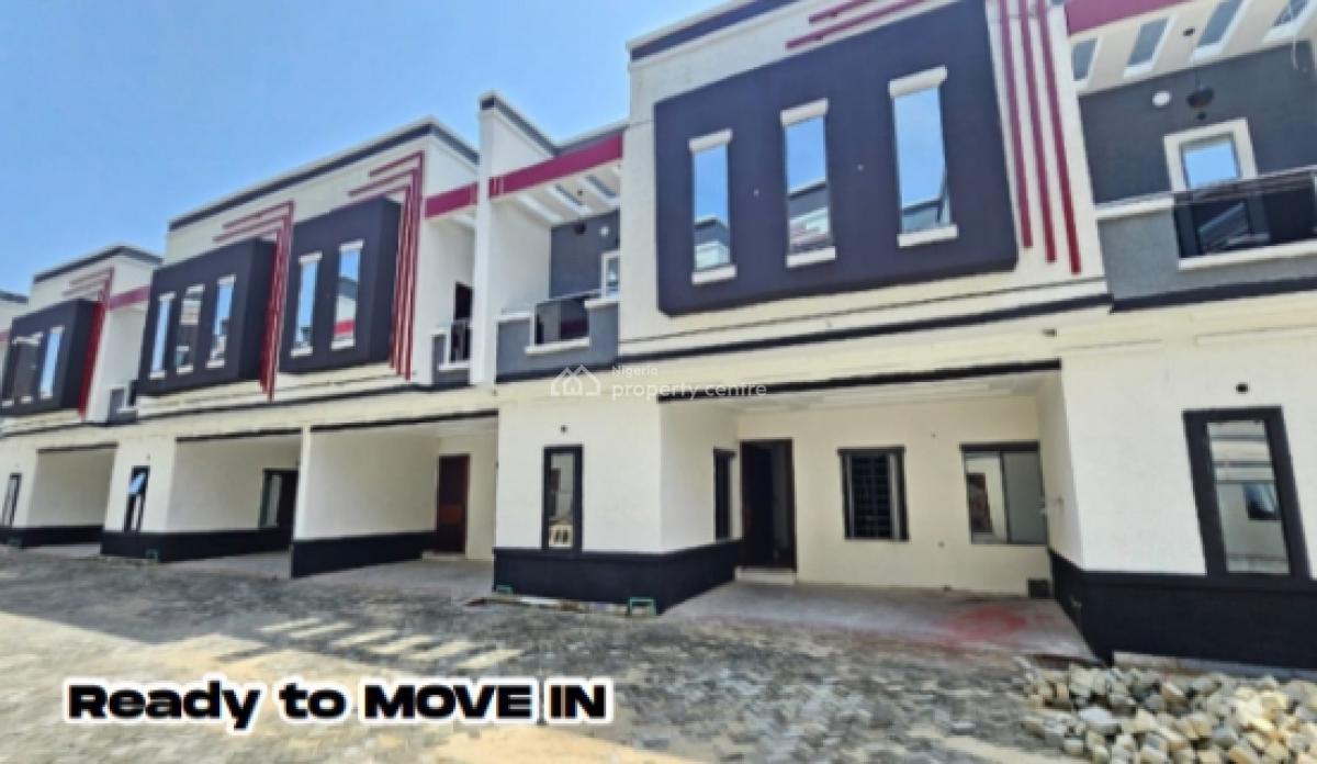 Smart 4 Bedroom Terraced Duplex Without Bq( Fully Automated), Orchid Road, Ikota, Lekki, Lagos, Terraced Duplex for Sale