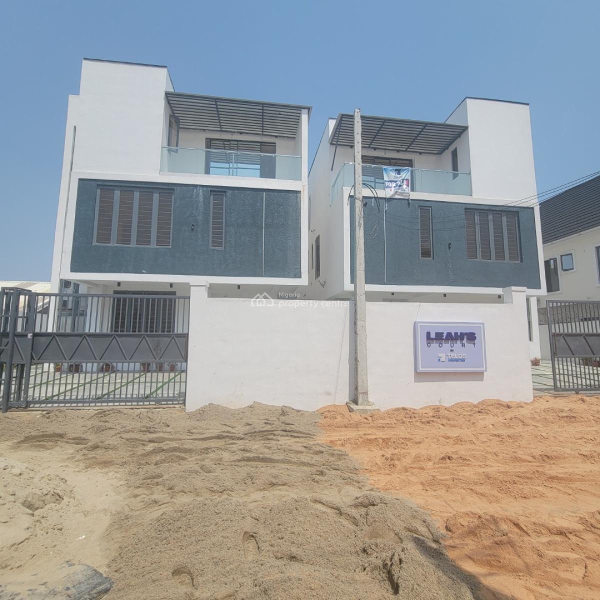Amazing 4 Bedroom Semi Detached Duplex with a Bq, Ologolo, Lekki, Lagos, Semi-detached Duplex for Sale