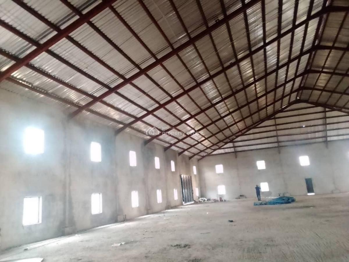 Existing Warehouse Sitting on 6690sqm Land, Uba Bus Stop, Ologunfe By Green Spring School, Ibeju Lekki, Lagos, Warehouse for Sale