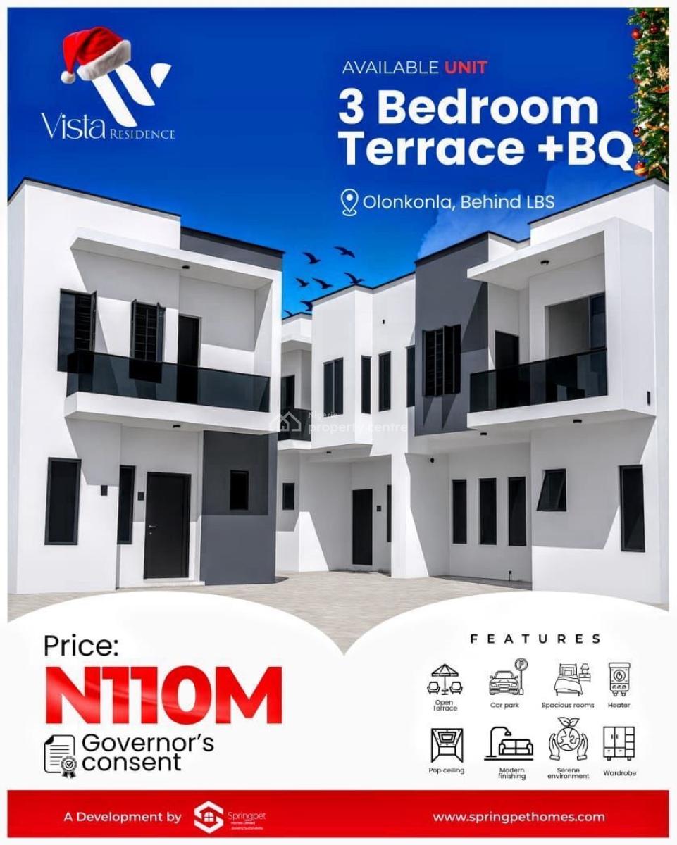 Beautiful Vista Residence, 3 Bedroom Duplex, Olokonla, Ajah, Lagos, Semi-detached Duplex for Sale