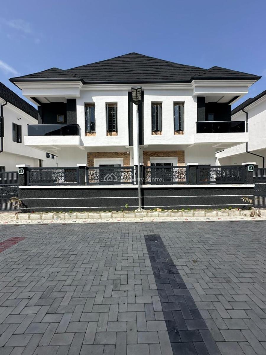 Fully Serviced and Spacious 4 Bedroom Duplex with Bq, Orchid Road, Lekki, Lagos, Semi-detached Duplex for Sale