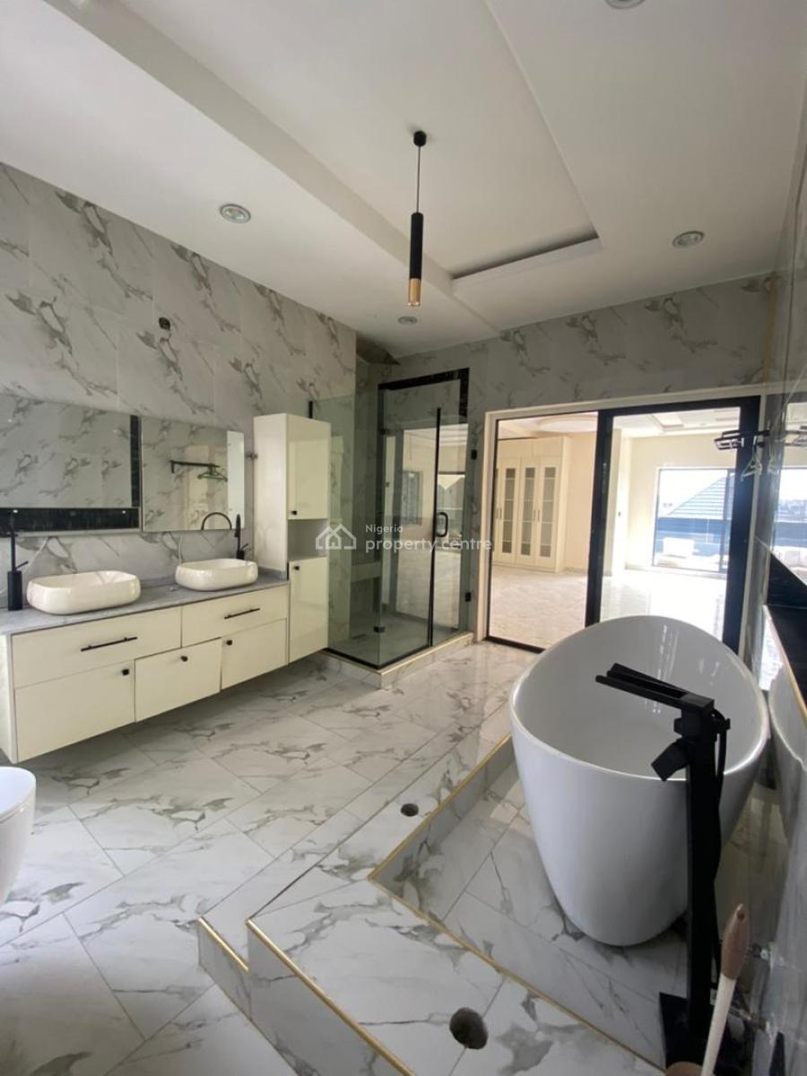 Luxury 5 Bedroom with Bq & Rooftop Lounge, Gra, Ikota, Lekki, Lagos, Terraced Duplex for Rent
