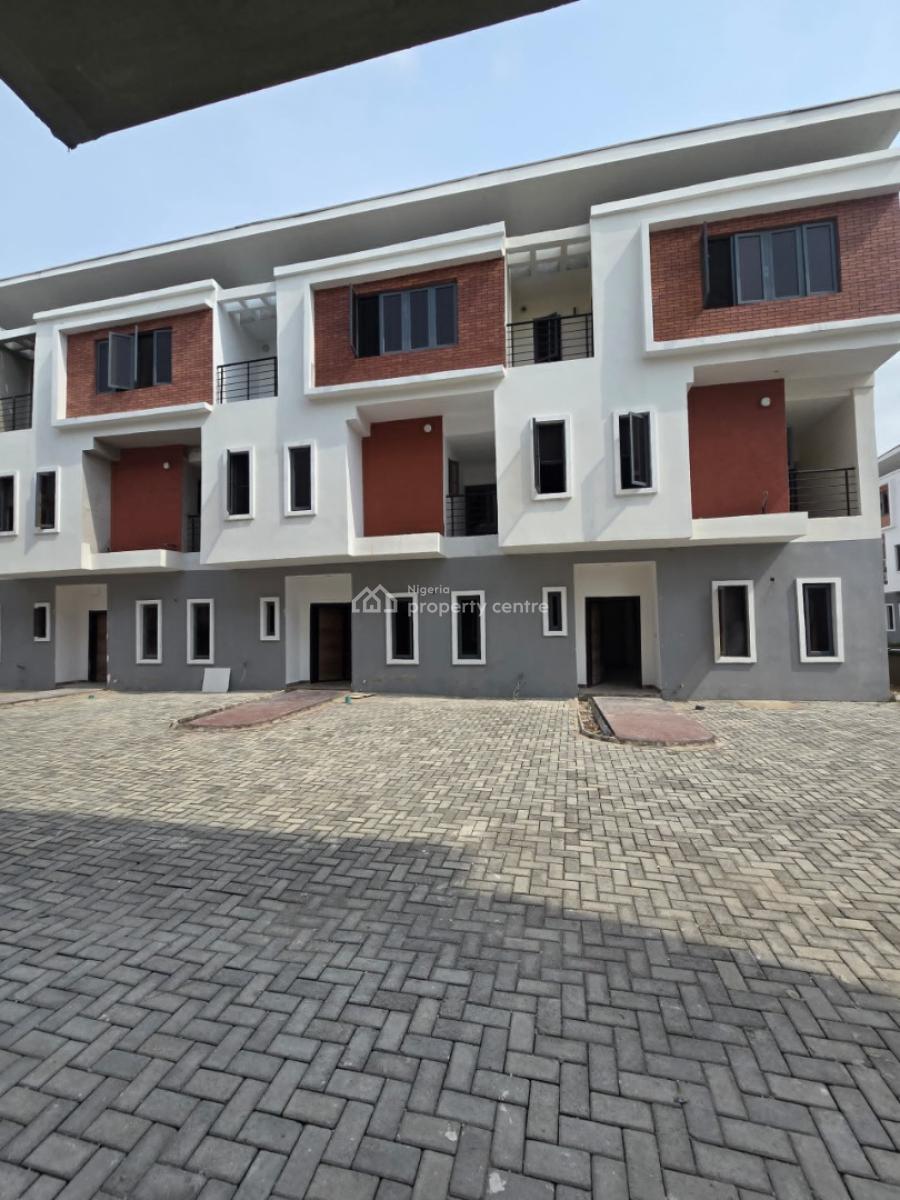 Tastefully Finished Serviced 4 Bedroom Terrace with a Room Bq, Ikate Elegushi, Lekki, Lagos, Terraced Duplex for Rent