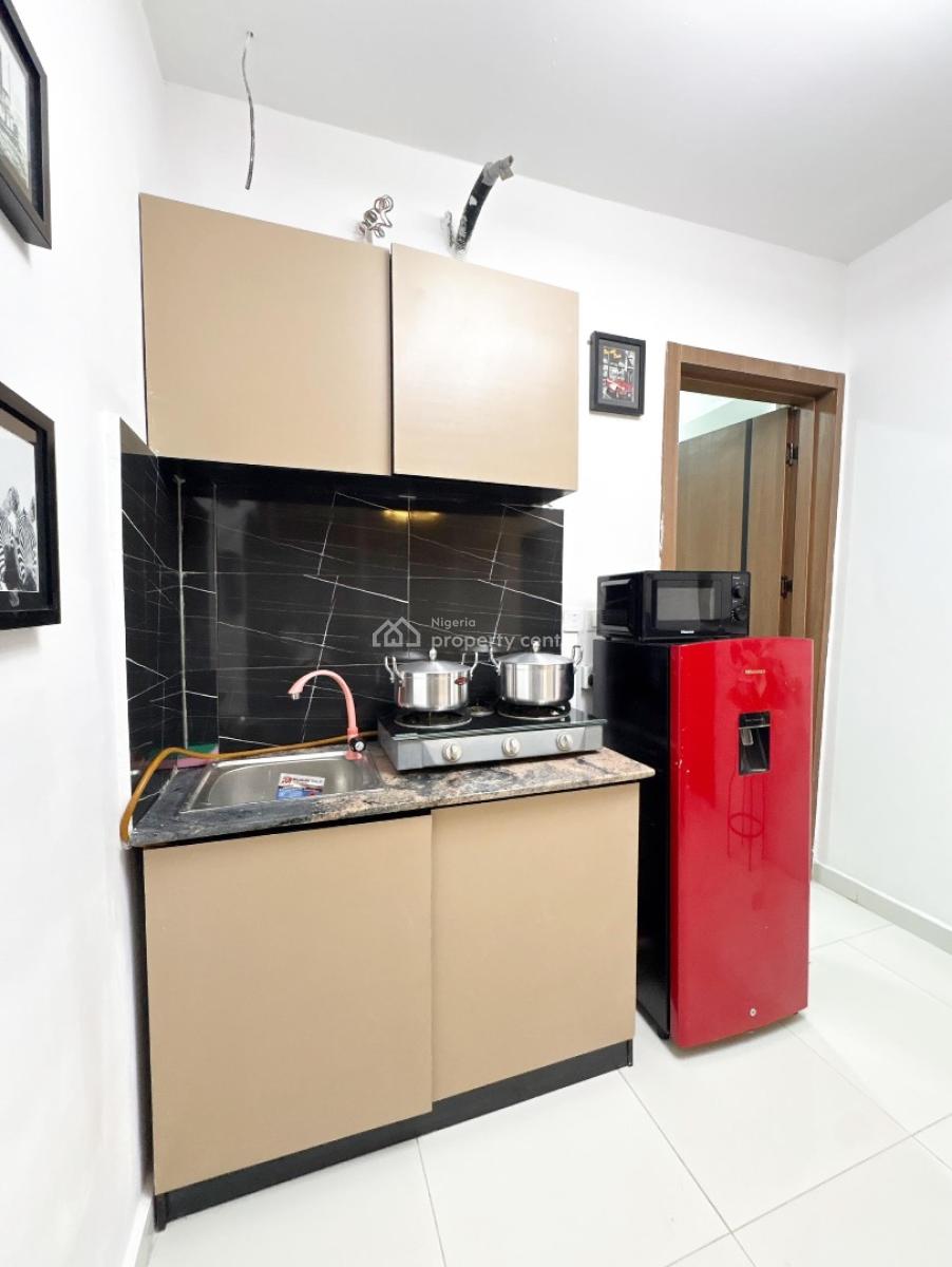 Fully Furnished Spacious 1 Bedroom Apartment with Amazing Qualities, Conservation, Ikota, Lekki, Lagos, Self Contain (single Rooms) for Rent