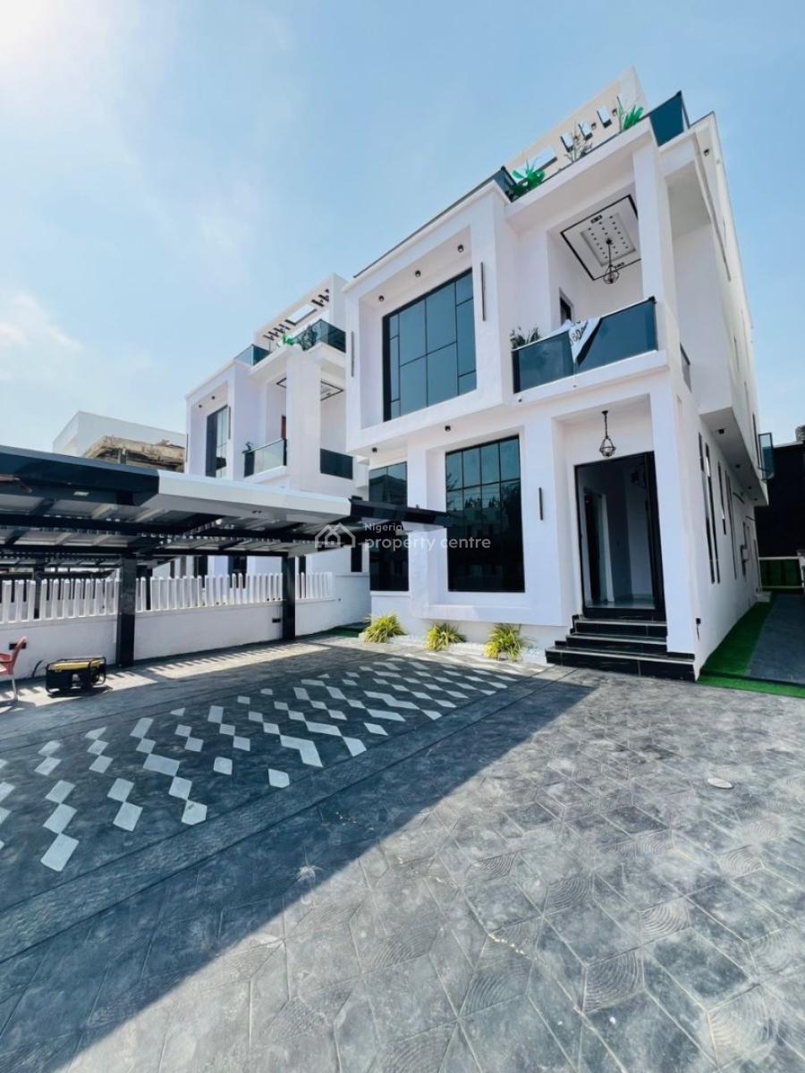 5 Bedroom Fully Detached Duplex with Bq, Swimming Pool and Gym House, Ikota, Lekki, Lagos, Detached Duplex for Sale