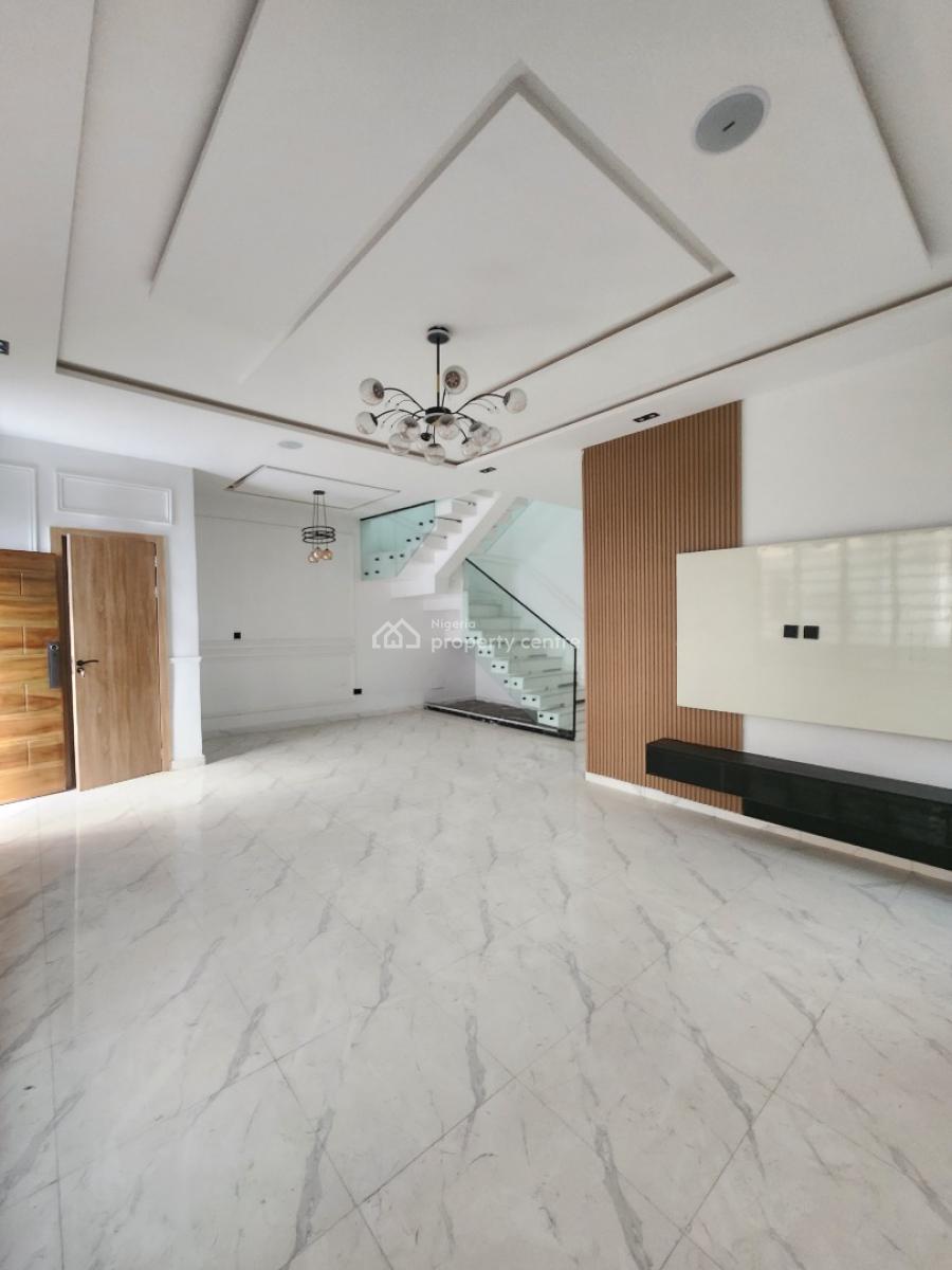 Nicely Built 4 Bedroom Semi Detached Duplex with Bq in a Secured Estate, Chevron Toll Gate, Orchid Road, Lekki, Lagos, Semi-detached Duplex for Sale