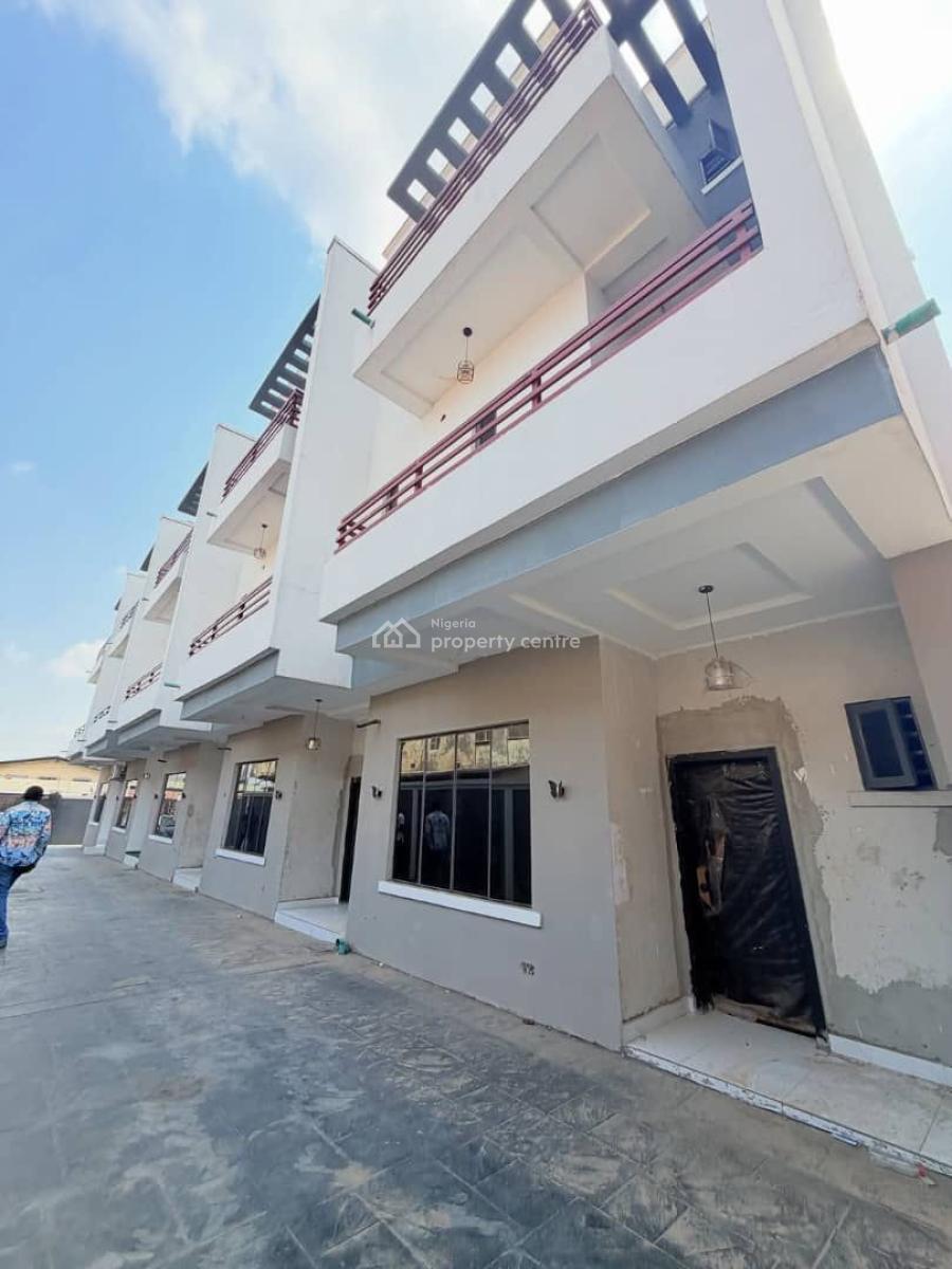 Most Affordable 4 Bedroom Terrace Duplex in Serene Environment, Olowora, Magodo, Lagos, Terraced Duplex for Sale