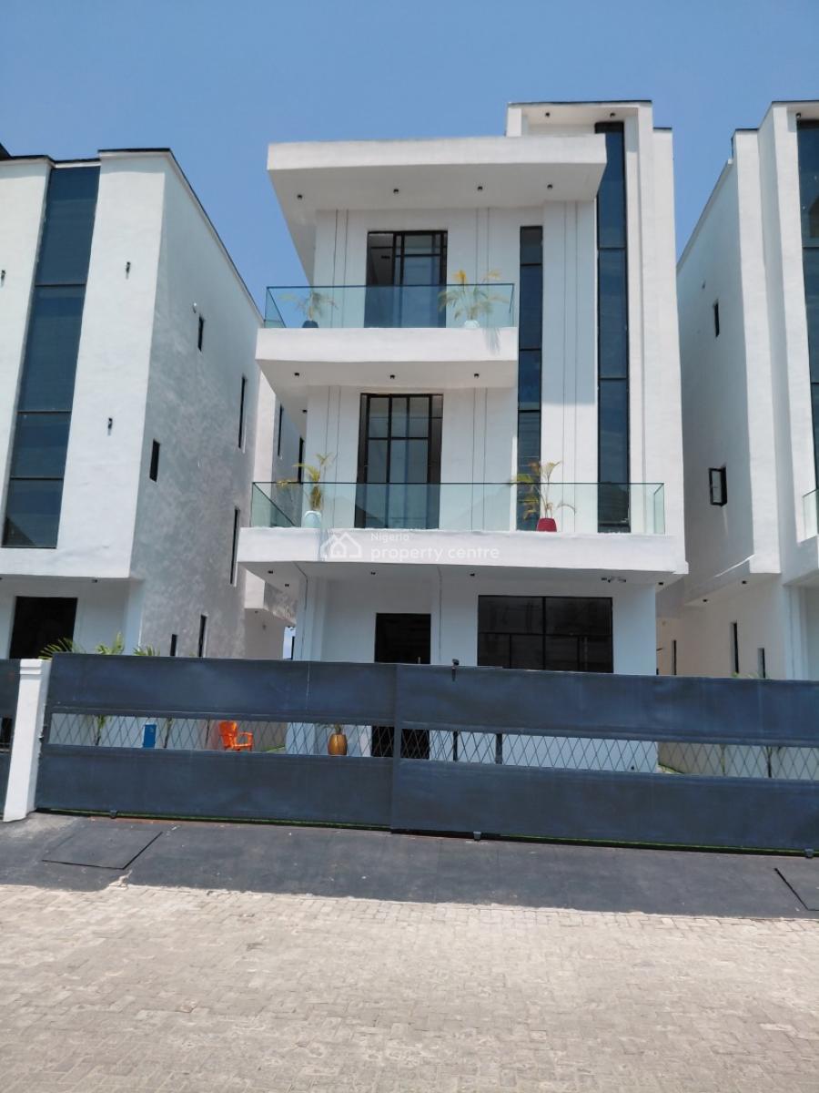 5 Bedroom Fully Detached Duplex with Bq, By Second Toll-gate, Lekki, Lagos, Detached Duplex for Sale