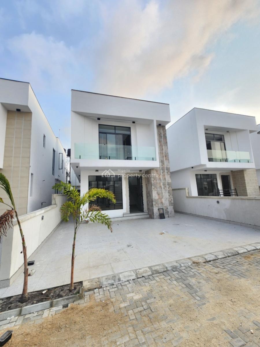 Luxury 4 Bedroom Detached Duplex with Bq in a Secured Estate, Chevron Toll Gate, Orchid Road, Lekki, Lagos, Detached Duplex for Sale