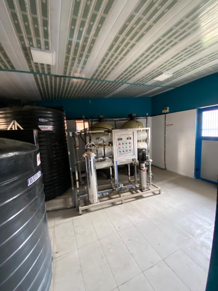 Bottle Water Factory Built 697sqm, Bogije, Ibeju Lekki, Lagos, Factory for Sale