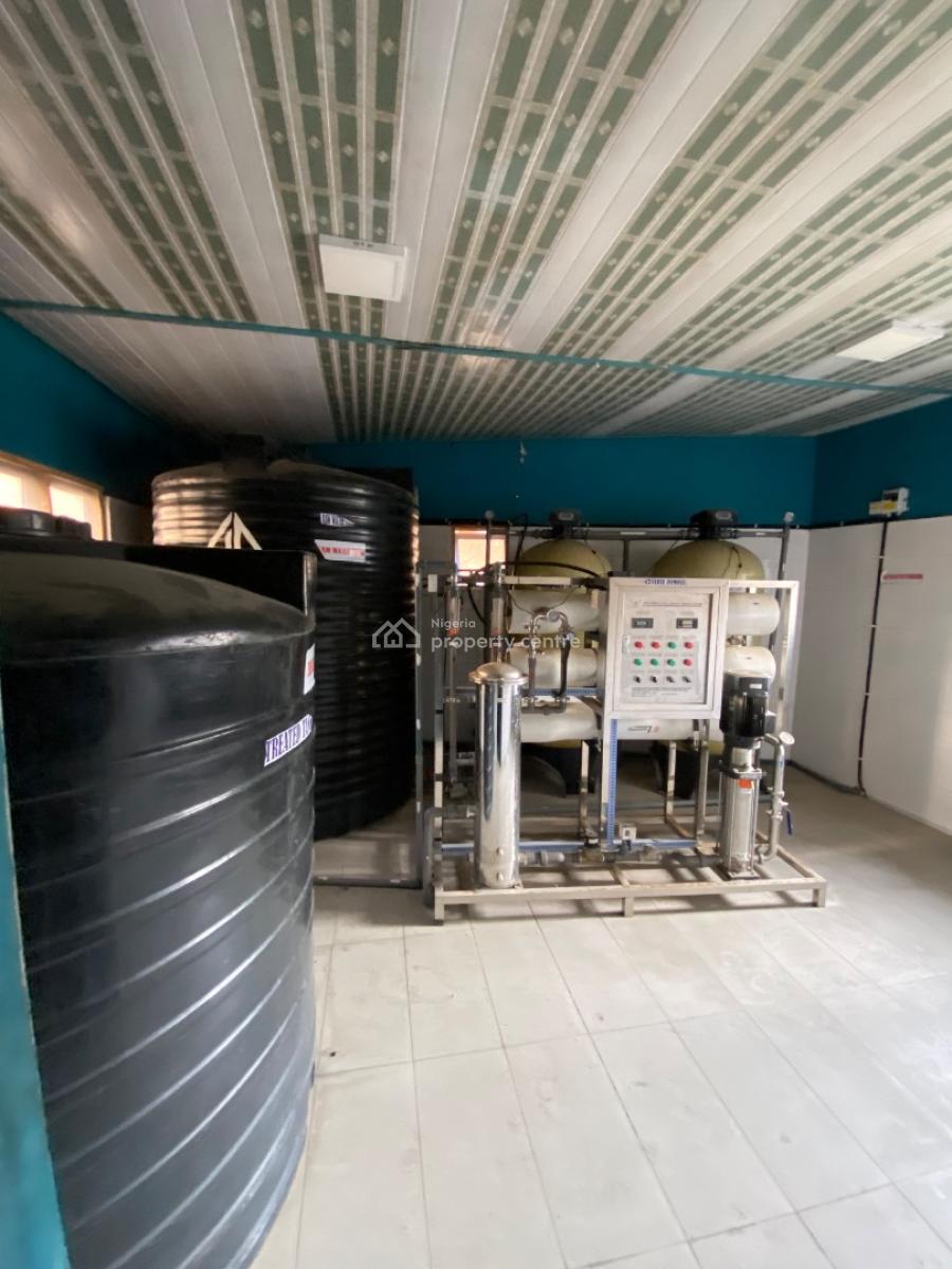 Bottle Water Factory Built 697sqm, Bogije, Ibeju Lekki, Lagos, Factory for Sale
