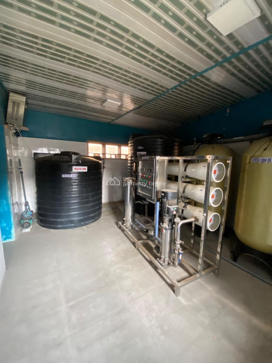 Bottle Water Factory Built 697sqm, Bogije, Ibeju Lekki, Lagos, Factory for Sale