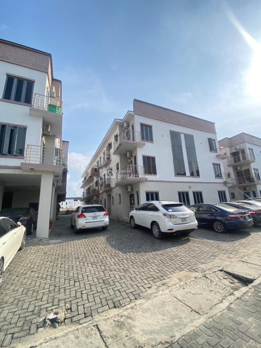 Modern 3 Bedroom Serviced Apartment with Bq, Swimming Pool and Gym, Lekki Conservation Road, Lekki, Lagos, Flat / Apartment for Rent