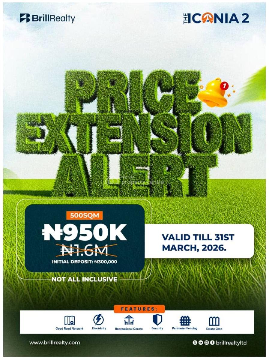 Investment Land with High Appreciation Potential, The Iconia 2,, Atan Ota, Ado-odo/ota, Ogun, Residential Land for Sale