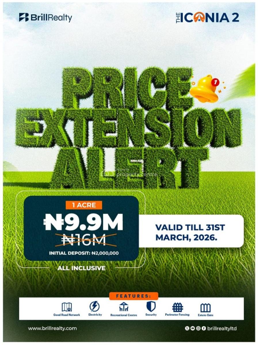 Investment Land with High Appreciation Potential, The Iconia 2,, Atan Ota, Ado-odo/ota, Ogun, Residential Land for Sale