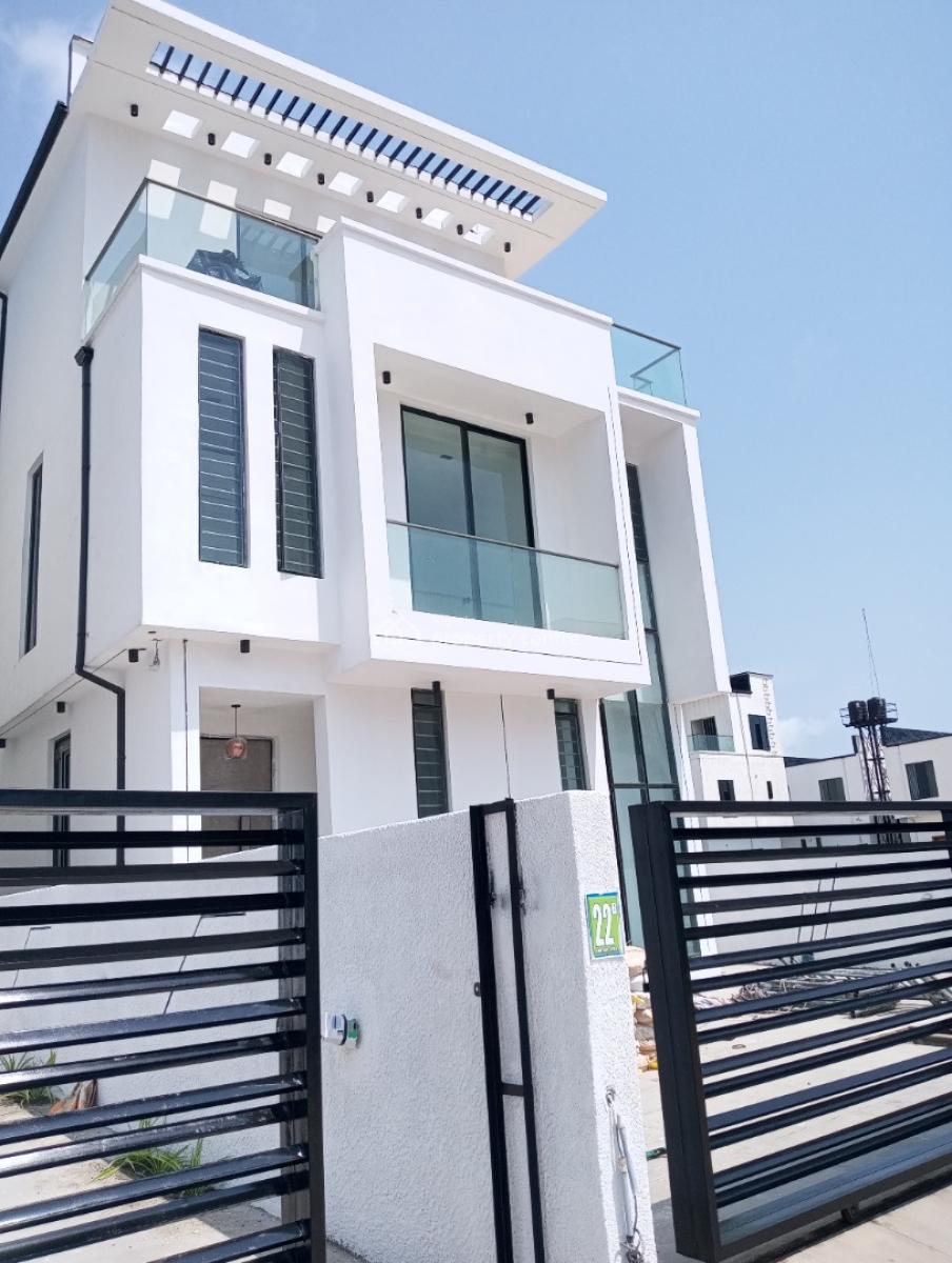 Standard Luxurious 5 Bedroom Filly Detached Duplex in Chevron, Chevron Alternative Beautiful Estate, Lekki, Lagos, Detached Duplex for Sale