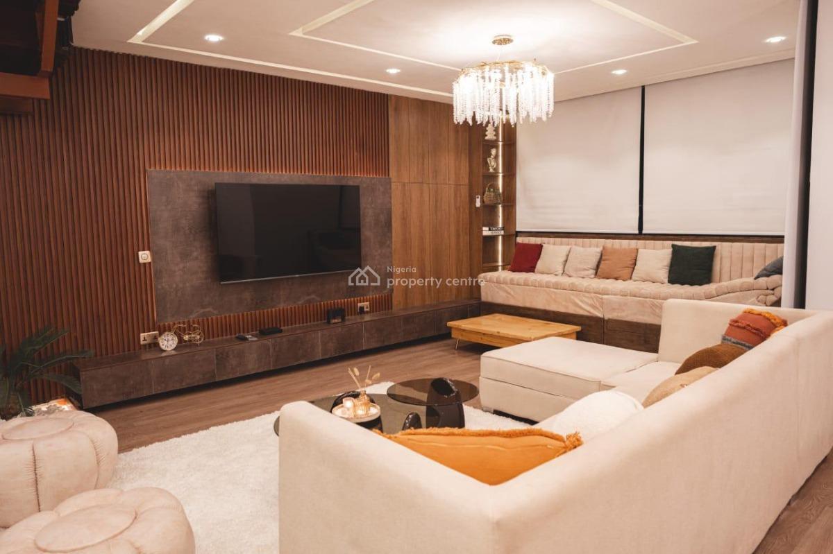 Classically Designed 2 Bedroom Waterview Apartment with Ps5 & Pool, Parking Space, Tennis Court, Beautiful Lighting & Theme, Comfortable, Victoria Island (vi), Lagos, Flat / Apartment Short Let