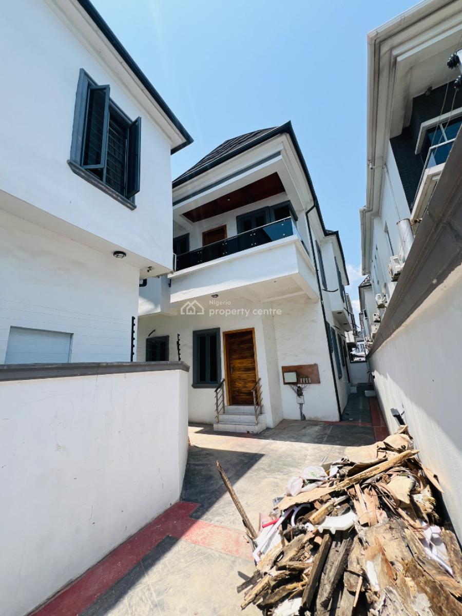 4 Bedroom Semi Detached Duplex with a Bq in a Secured Estate, Orchid Road, Just After Chevron, Igbo Efon, Lekki, Lagos, Semi-detached Duplex for Sale