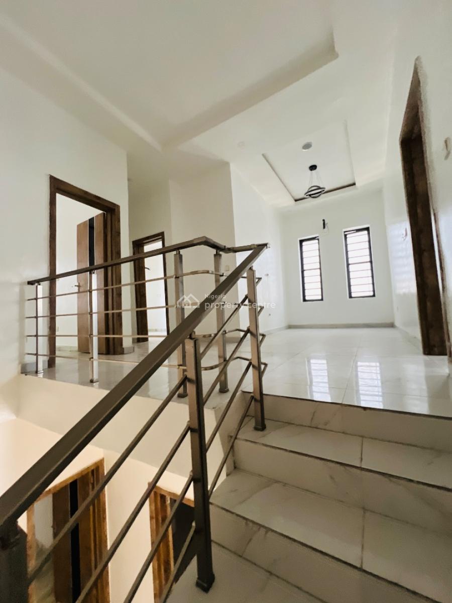 4 Bedroom Semi Detached Duplex with a Bq in a Secured Estate, Orchid Road, Just After Chevron, Igbo Efon, Lekki, Lagos, Semi-detached Duplex for Sale