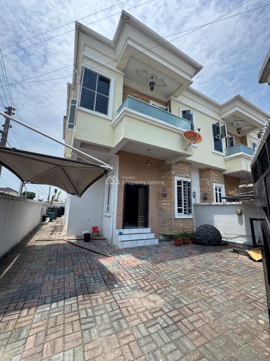 Decent 4bedroom Duplex in Flood Free Estate, Agungi, Lekki, Lagos, Semi-detached Duplex for Rent