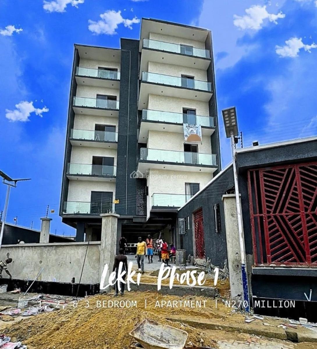 Lovely 3 Bedroom Apartment with Swimming Pool and Bq, Lekki Phase 1, Lekki Phase 1, Lekki, Lagos, Block of Flats for Sale