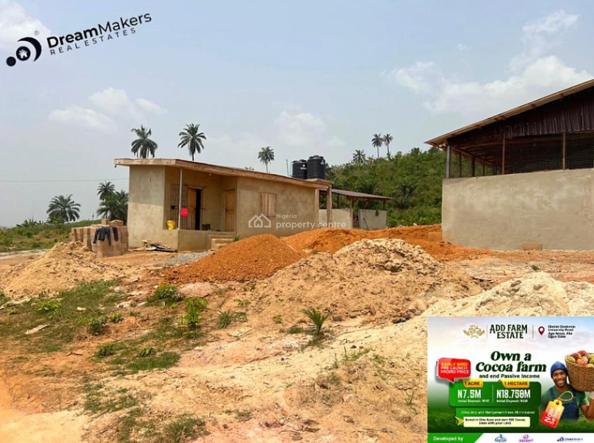 Own a Cocoa Farm Land, Add Farm Land, Km 46, Ogun, Industrial Land for Sale