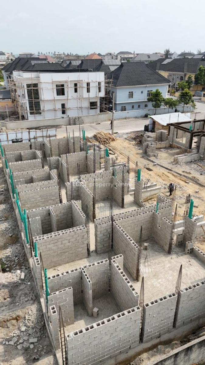 Coastal Luxury Meets Strategic Investment: 3-bedroom Terrace + Studio, Atican Beach Resort Estate, Facing The Coastal Road, 15mins to Vi, Okun-ajah, Ajah, Lagos, Terraced Duplex for Sale