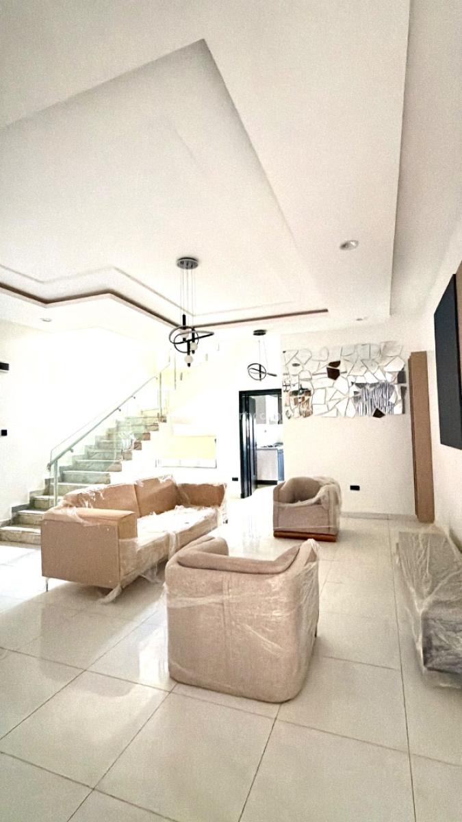 Fully Furnished- Luxury 5 Bedroom Duplex in with Swimming, Guzape Main, Guzape District, Abuja, Terraced Duplex for Sale