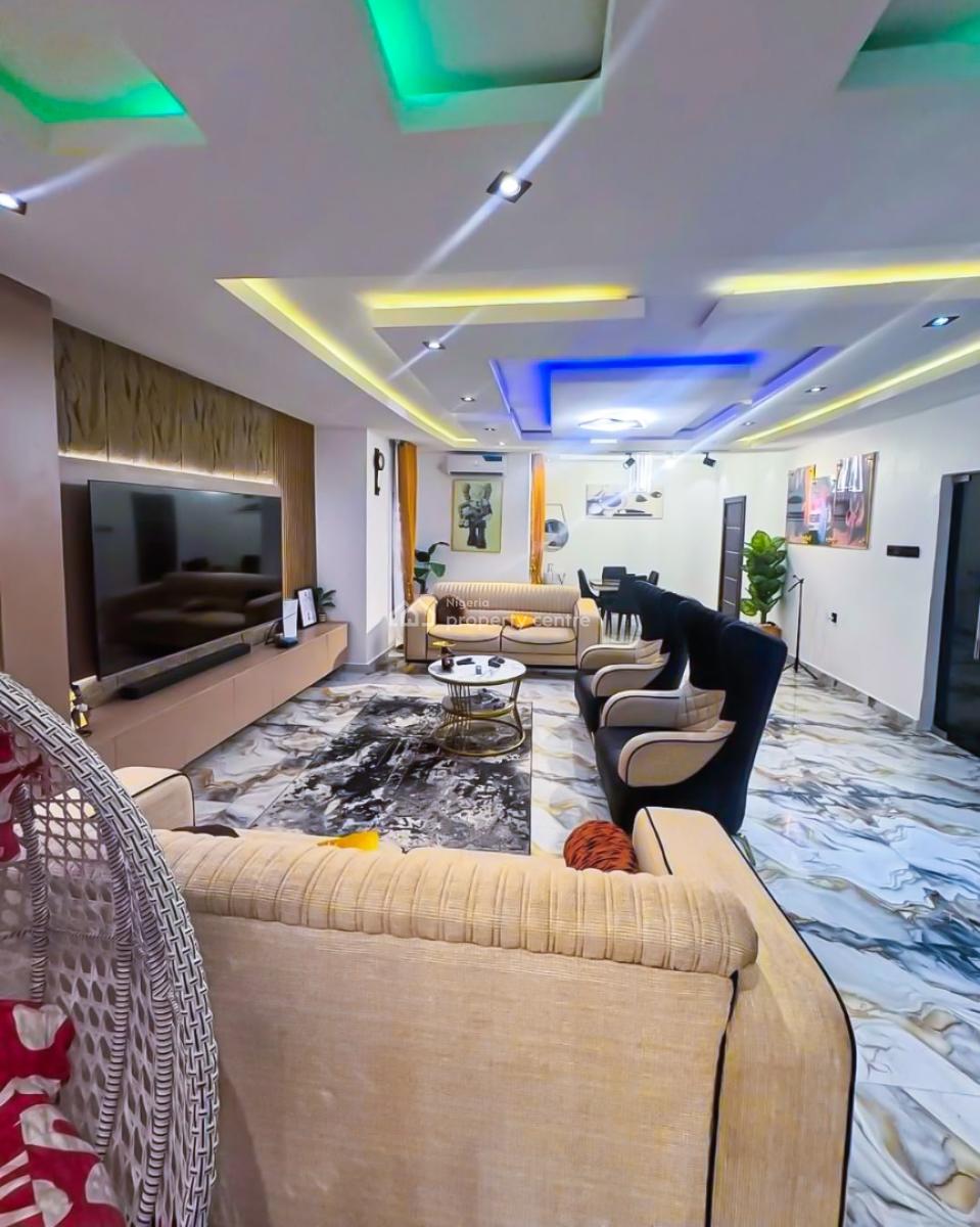 Fully Furnished Contemporary 4 Bedroom Bungalow with a Lounge, Abuloma, Port Harcourt, Rivers, Detached Bungalow for Sale