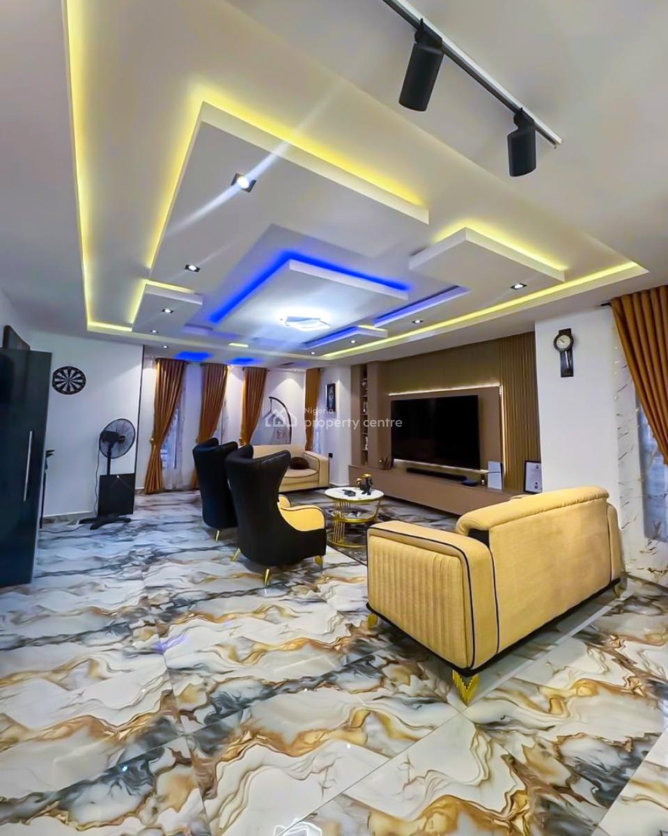 Fully Furnished Contemporary 4 Bedroom Bungalow with a Lounge, Abuloma, Port Harcourt, Rivers, Detached Bungalow for Sale