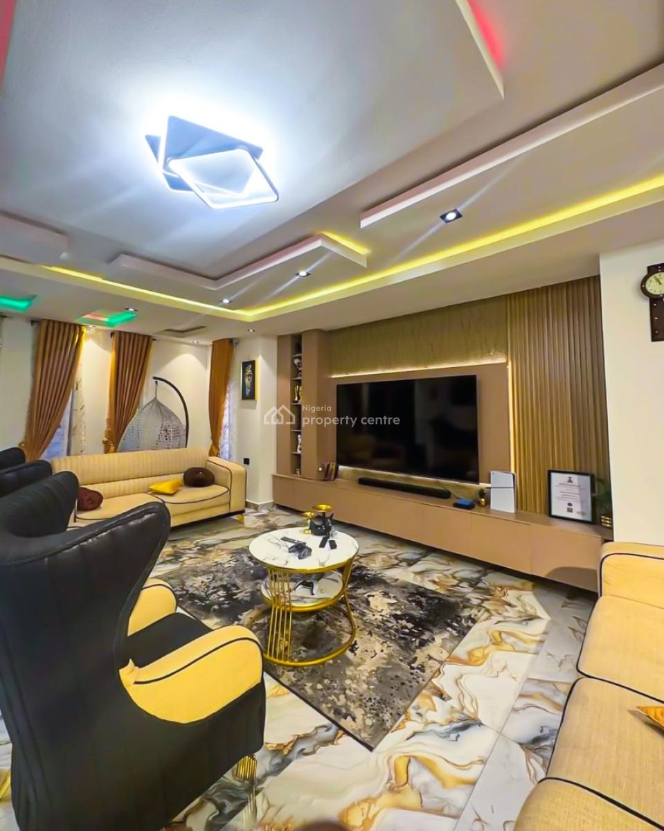 Fully Furnished Contemporary 4 Bedroom Bungalow with a Lounge, Abuloma, Port Harcourt, Rivers, Detached Bungalow for Sale