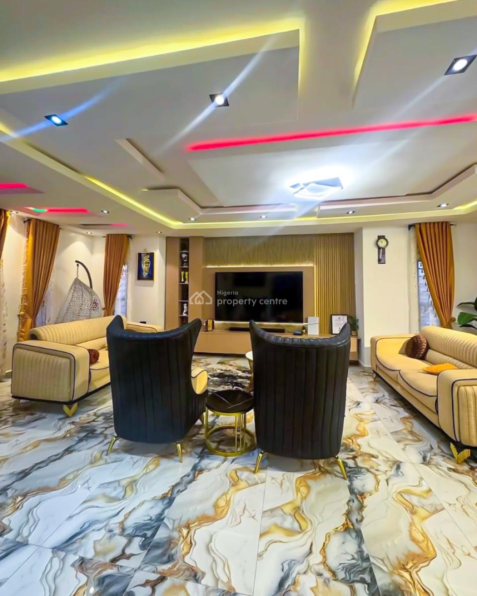 Fully Furnished Contemporary 4 Bedroom Bungalow with a Lounge, Abuloma, Port Harcourt, Rivers, Detached Bungalow for Sale