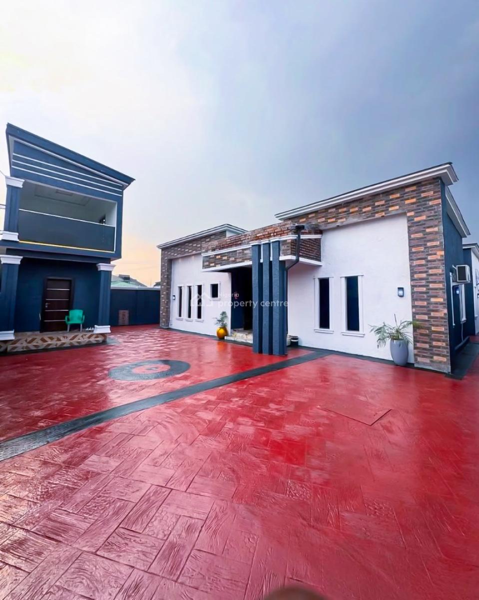 Fully Furnished Contemporary 4 Bedroom Bungalow with a Lounge, Abuloma, Port Harcourt, Rivers, Detached Bungalow for Sale