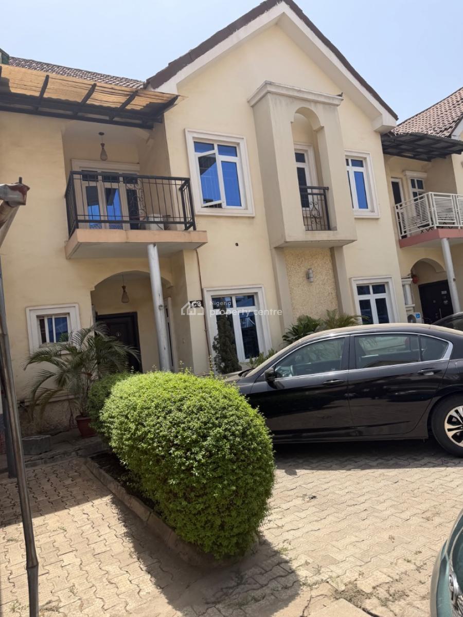 Luxury 3-bedroom Duplex with Bq in a Highbrow Neighborhood, Jabi Main, Jabi, Abuja, Terraced Duplex for Rent