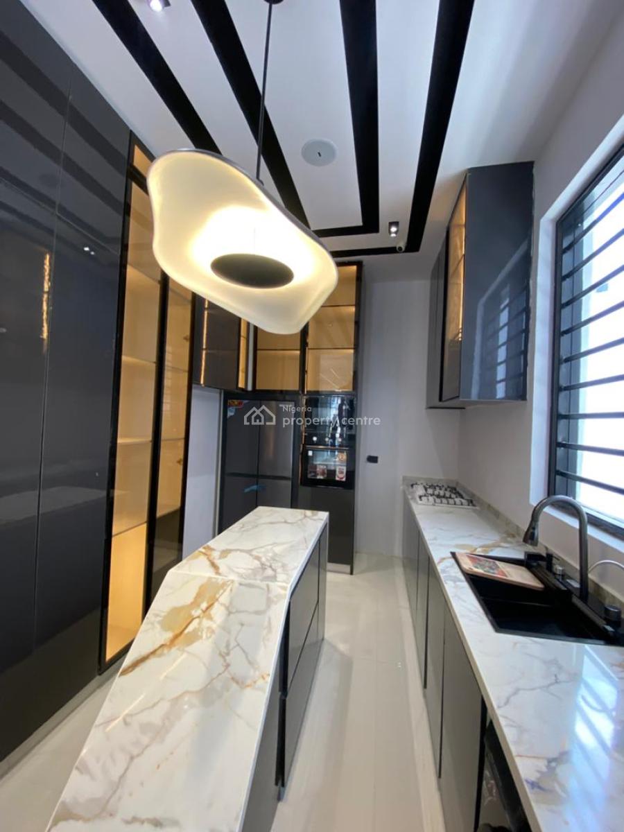 a Opulent 5 Bedroom Fully Detached with a Bq, Swimming Pool, Ikota, Lekki, Lagos, Detached Duplex for Sale