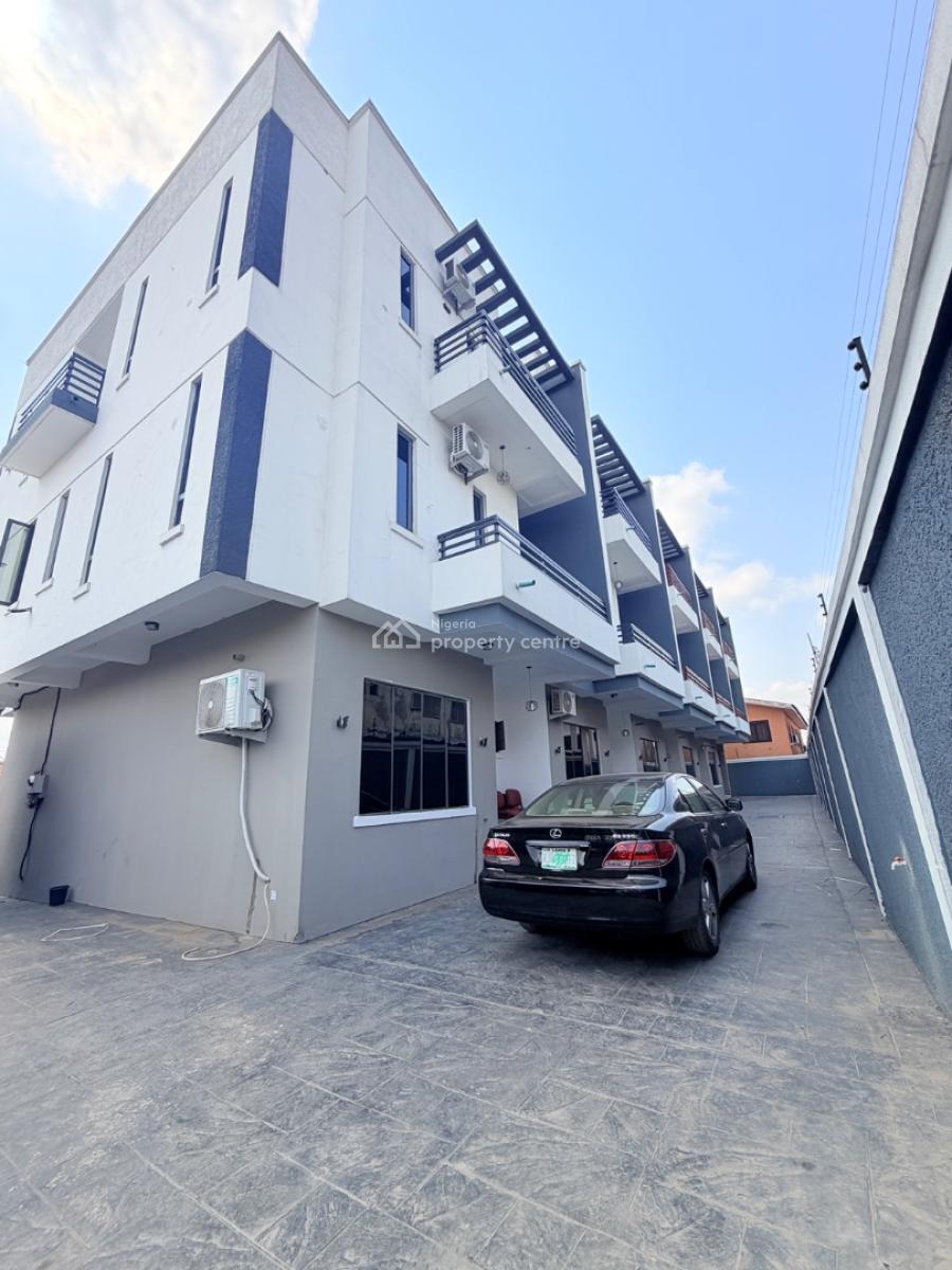 Affordable 4 Bedroom Terrace Duplex with a Room Bq, Olowora, Magodo, Lagos, Terraced Duplex for Sale