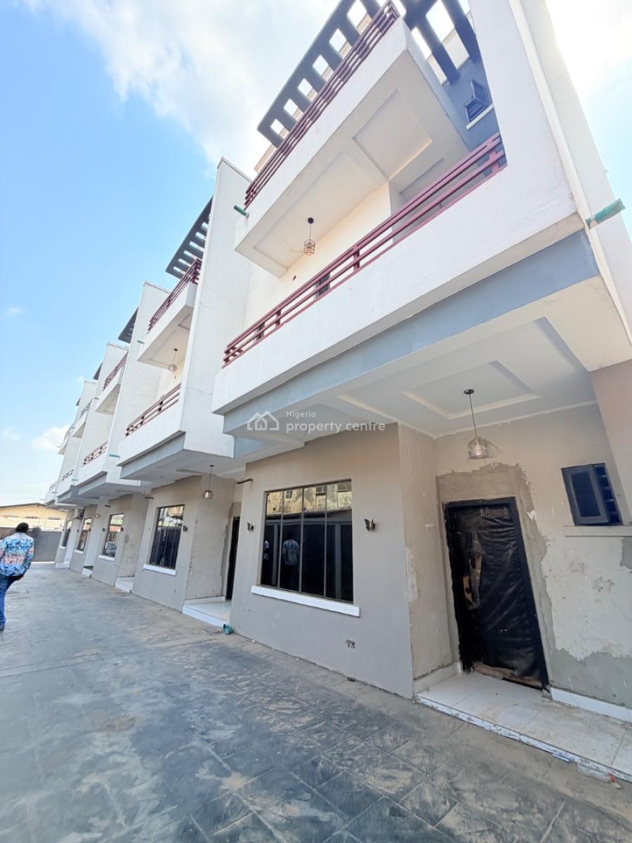 Affordable 4 Bedroom Terrace Duplex with a Room Bq, Olowora, Magodo, Lagos, Terraced Duplex for Sale