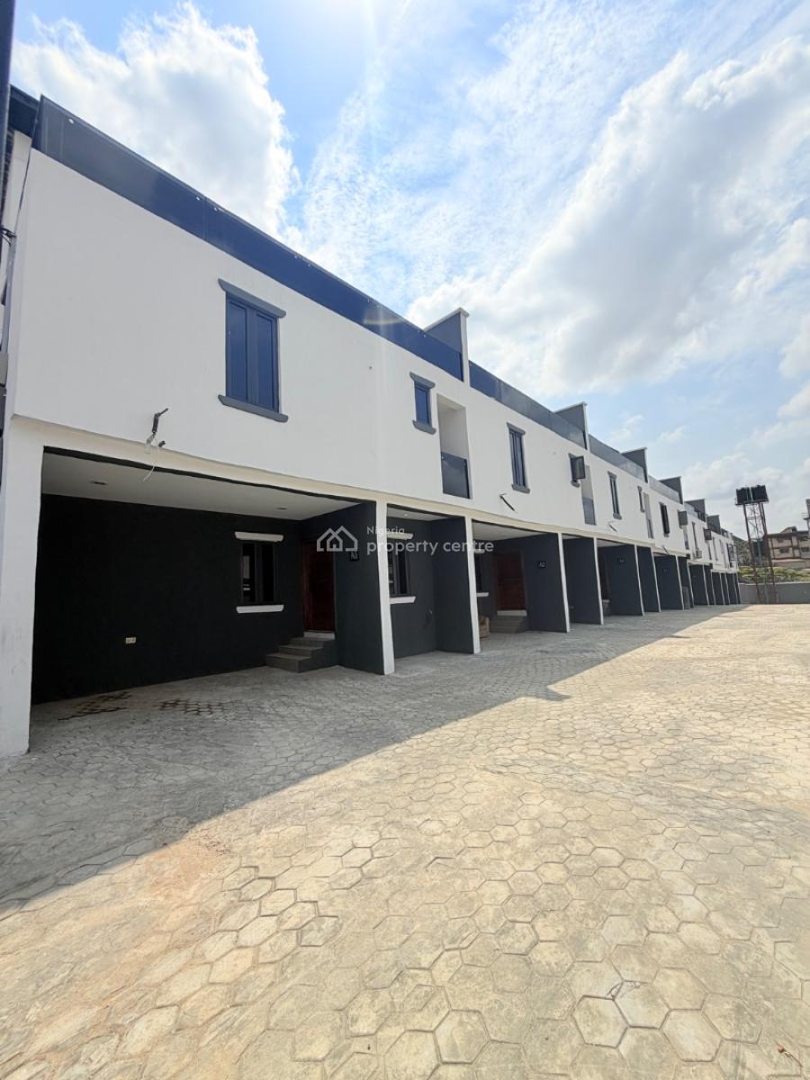 Affordable 4 Bedroom Terrace Duplex with a Room Bq, Ojodu Berger, Ojodu, Lagos, Terraced Duplex for Sale