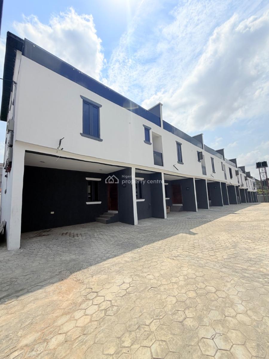 Affordable 4 Bedroom Terrace Duplex with a Room Bq, Ojodu Berger, Ojodu, Lagos, Terraced Duplex for Sale