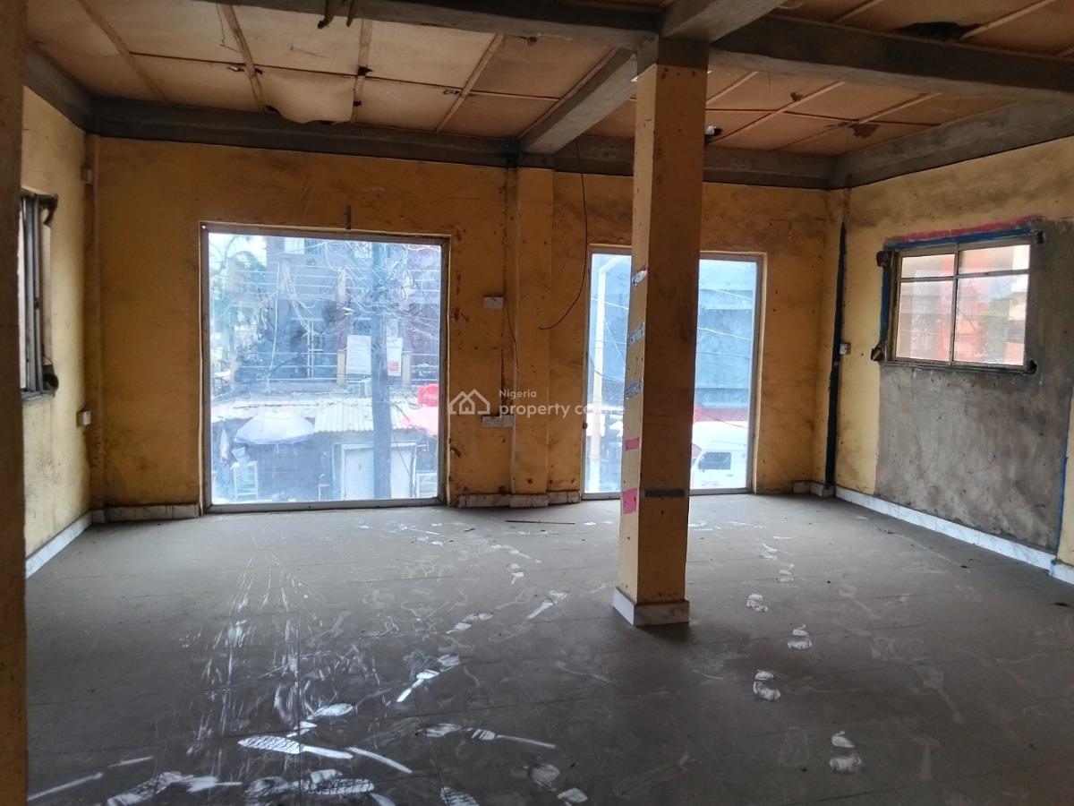 Corner Piece Commercial Building with 6 Shops, Directly on Herbert Marculey Way, Adekunle, Yaba, Lagos, Office Space for Rent