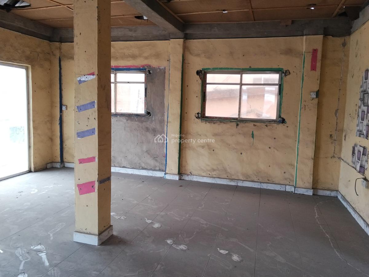 Corner Piece Commercial Building with 6 Shops, Directly on Herbert Marculey Way, Adekunle, Yaba, Lagos, Office Space for Rent